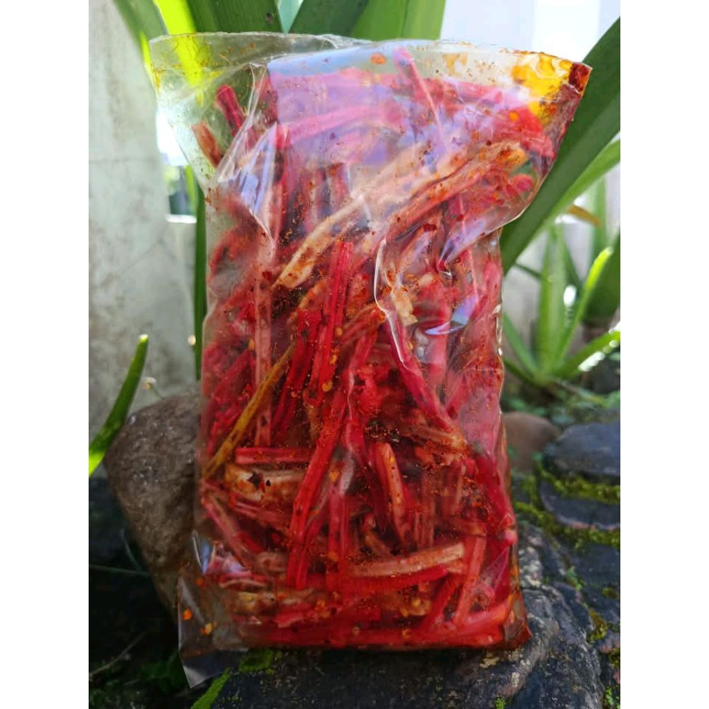 

kerupuk beton pedas gurih+daun jeruk