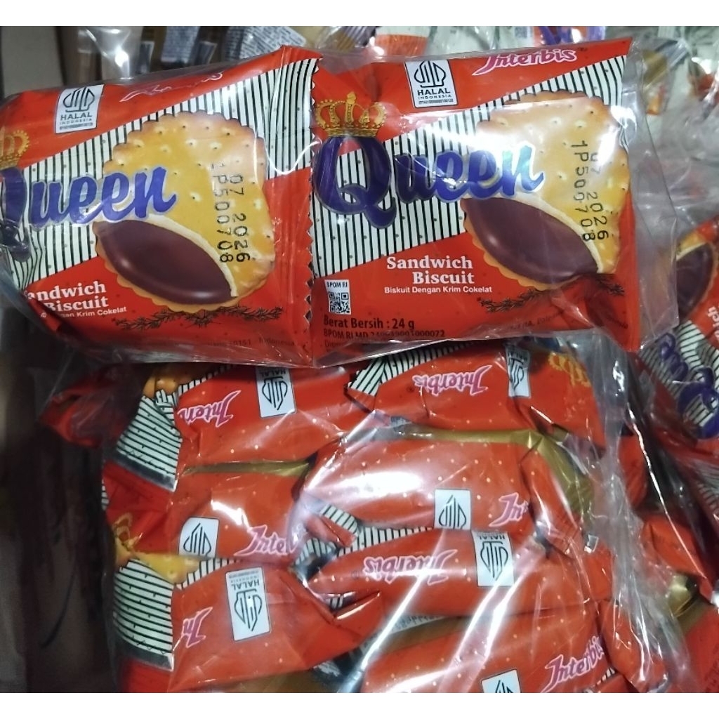 

Interbis Queen Sandwich Biscuit (isi 10)