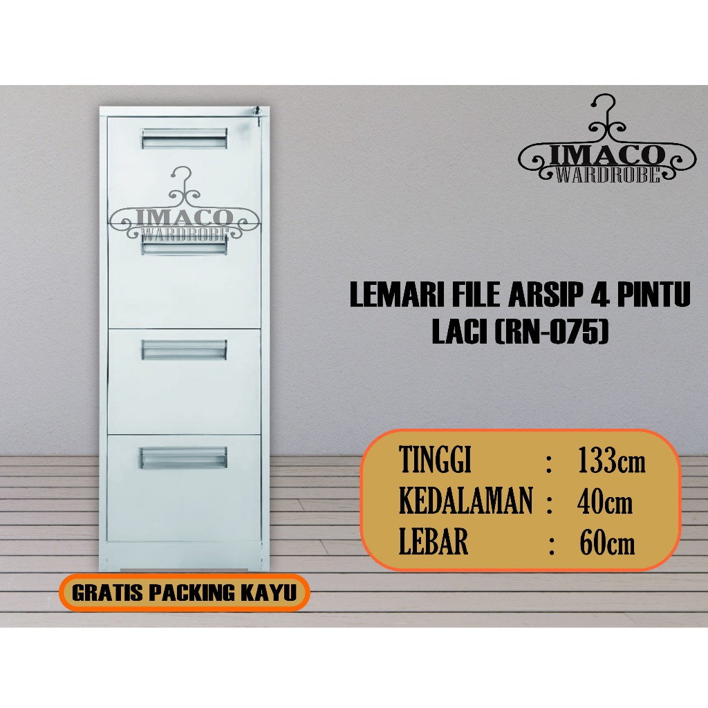 Almari File/Arsip Kantor | Filling Cabinet | Brangkas Besi | Tempat Menyimpan Dokumen Penting