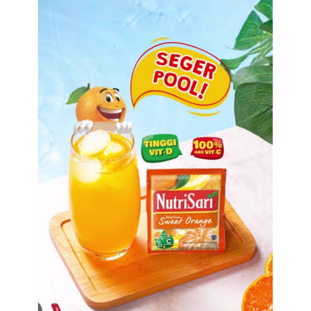 

Es Nutrisari Rasa Jeruk Dingin (Minuman Siap Saji)