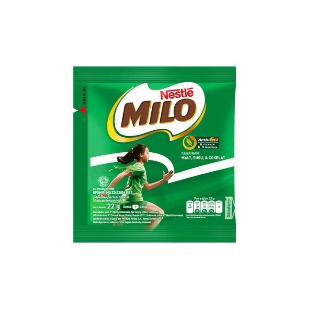 

Milo Activ-Go Sachet 22gr - 10 Pcs