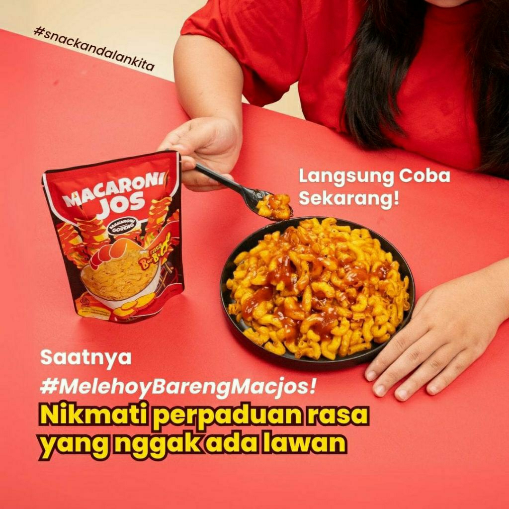

MACARONI RASA BARBEQUE EXTRA SAUS BONUS SENDOK