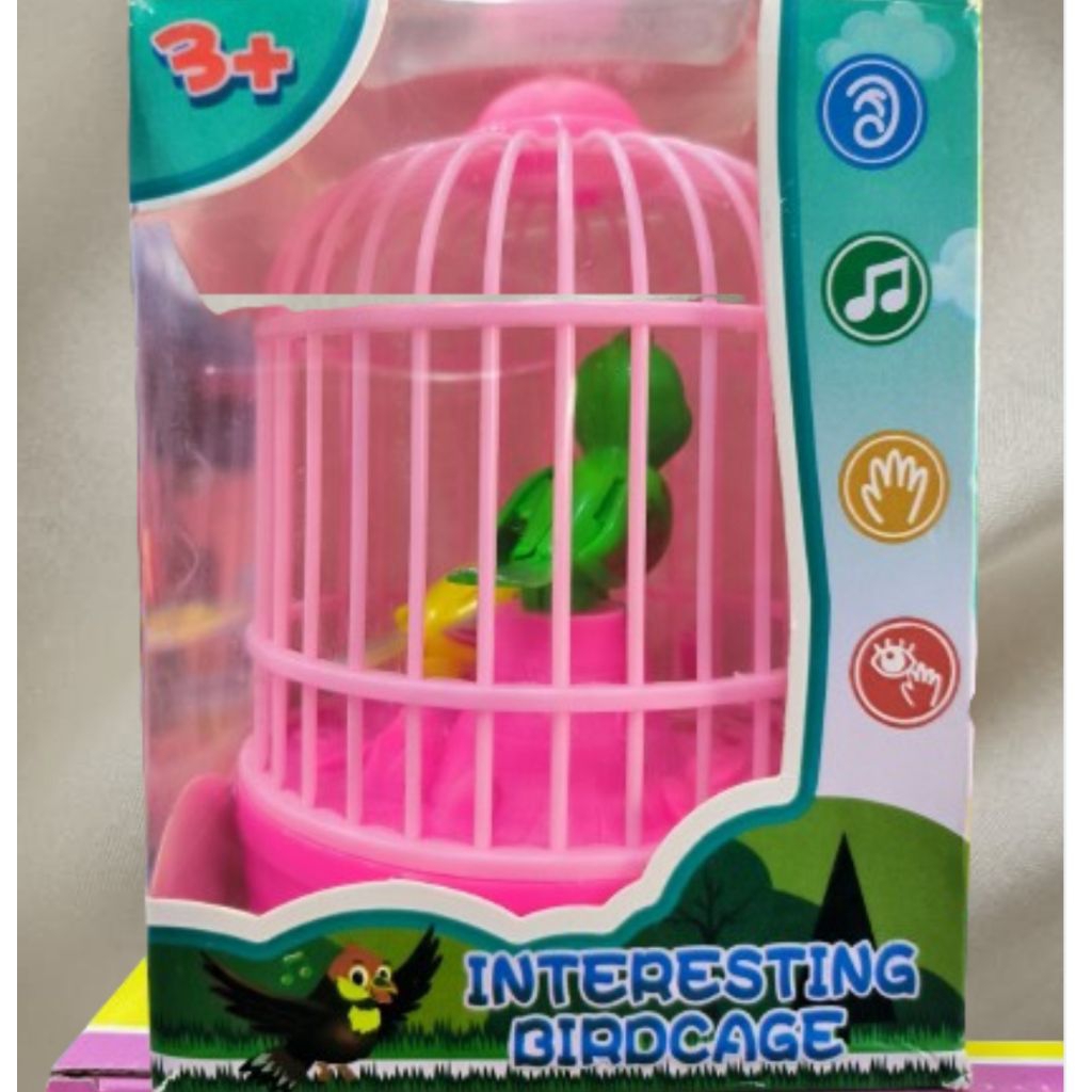 burung sangkar / mainan anak / burung bunyi suara