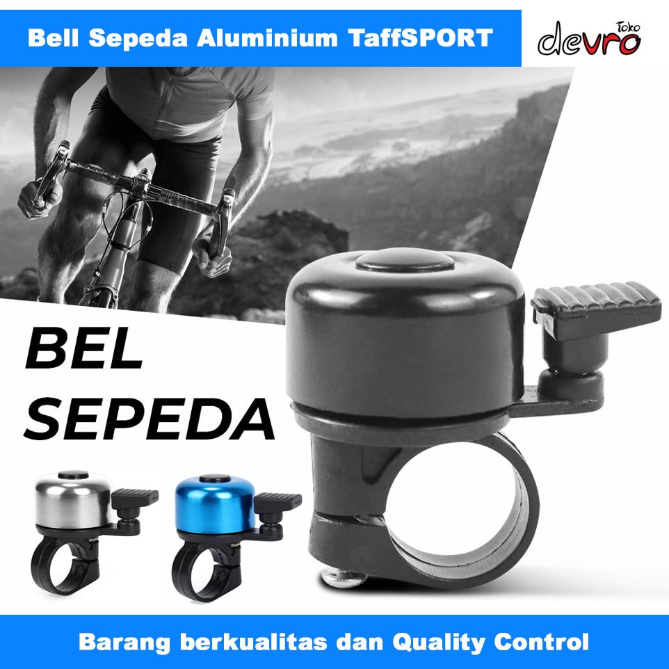 Bel Sepeda Aluminium Safety Cycling Horn - Bell Klakson Sepeda - TaffSPORT CQC