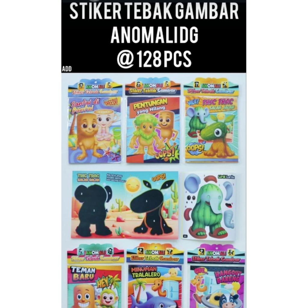 

[10pc Dg] Stiker Anomali Tung tung Sahur Tebak Gambar