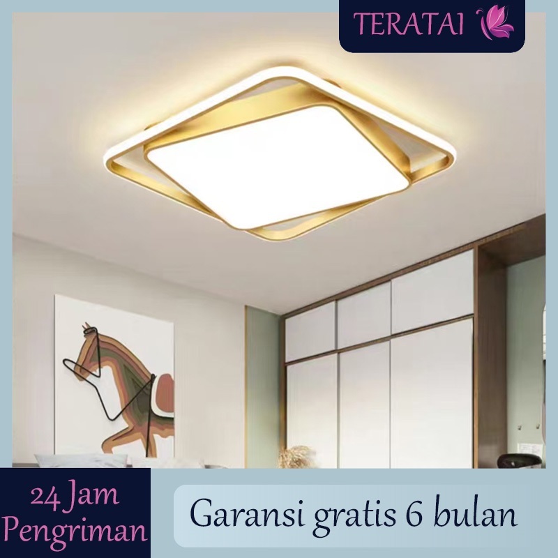 COD Lampu Langit-langit LED 3 Warna Modern Lampu Langit-langit Kamar Tidur  Lampu Kamar Tidur Rumah