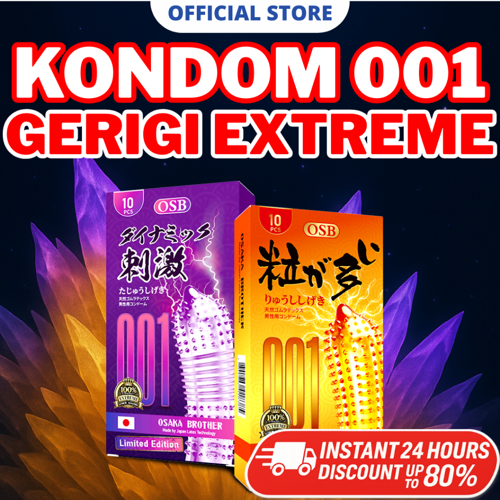 Kondom Osb Osaka Brother 001 Bergerigi Original - All Varian 1-10 Pcs
