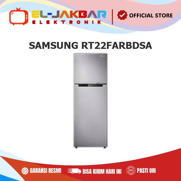 SAMSUNG RT22FARBDSA KULKAS 2 PINTU SIDE BY SIDE SMART INVERTER 234L RT22FARBDSA RT22FARBDSA