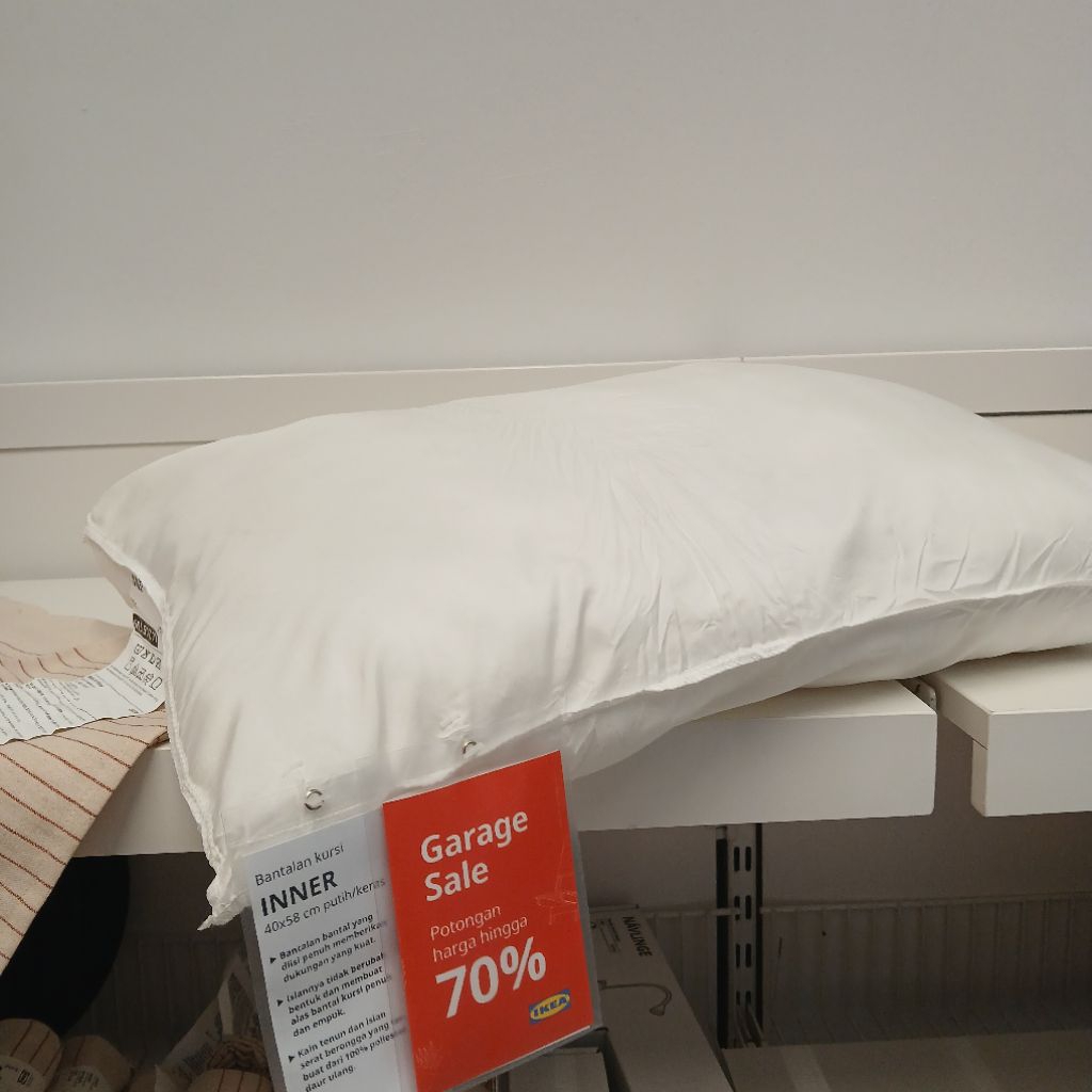 Inner Bantal Kursi Sofa Belum Sarung Cushion Putih Polos