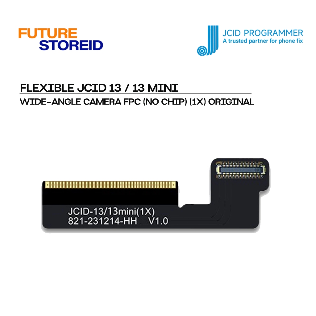 FLEXIBEL JCID 13/13MINI WIDE-ANGLE CAMERA FPC (NO CHIP) (1X) ORIGINAL - FPC Kamera Belakang iPhone 1