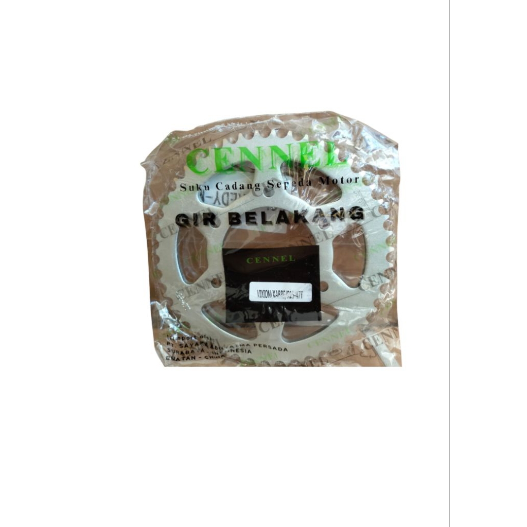GEAR BELAKANG CENNEL CRF 150L/GEAR MOTOR/GEAR BELAKANG