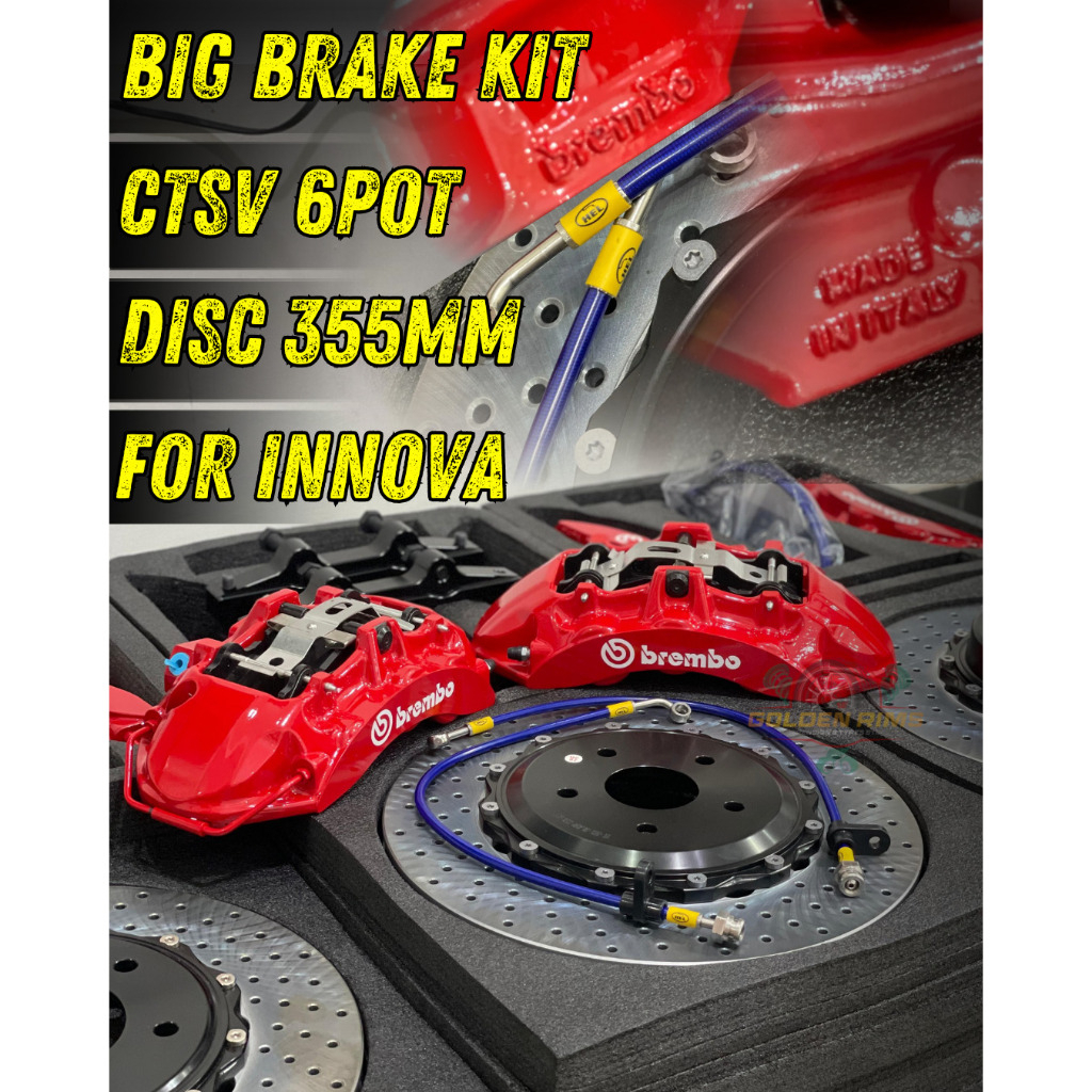 BIG BRAKE KIT CTSV 6POT DISC FOR INNOVA
