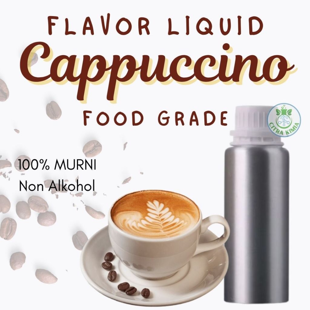 

Flavor Liquid Cappuccino Food Grade 100gr - Perisa Makanan Minuman Cair Kapucino Konsentrat Tinggi