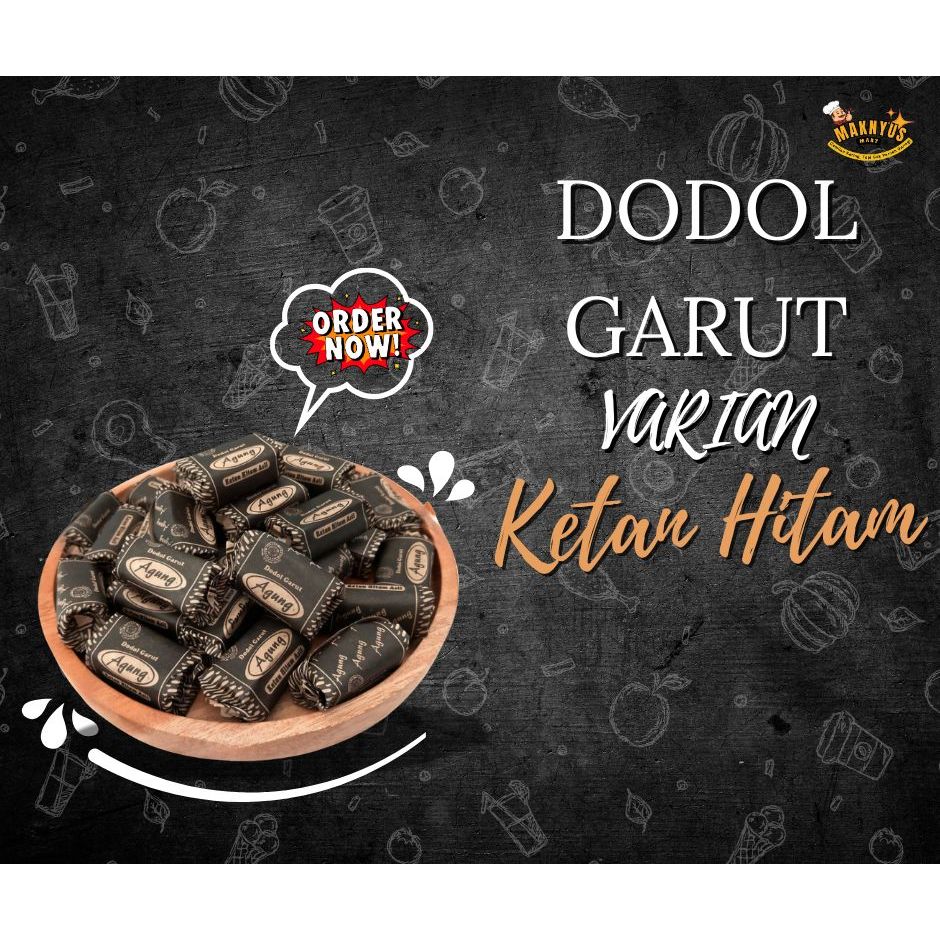 

Dodol Garut 1KG - 100G Varian Ketan Hitam Fresh Dan Tidak Lengket Dodol Agung makanan Khas Garut