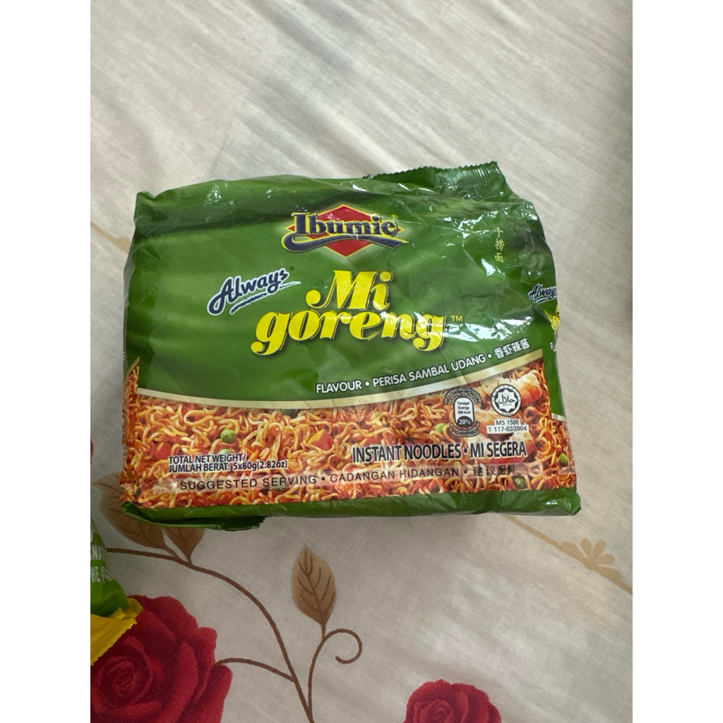 

IBUMIE SAMBAL UDANG 5bungkus 400gr