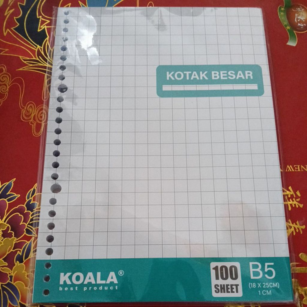 

Binder B5 Kotak Mandarin 100 sheet