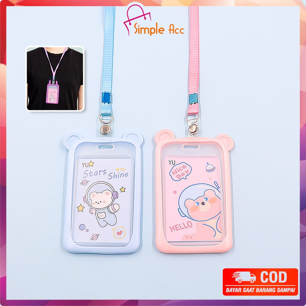 

EC DO-C324 Name Tag ID Card Holder Gantungan Kartu Nama Atau Panitia Motif Kucing / Tali ID Card Nama / Gantungan Tali Kartu Akses Kantor MRT Busway Lanyard