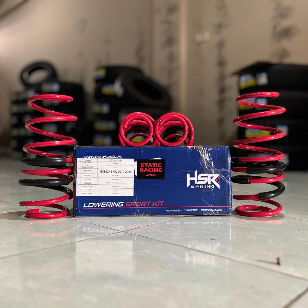 LOWERING KIT HSR RED HONDA BRIO 2011-2020