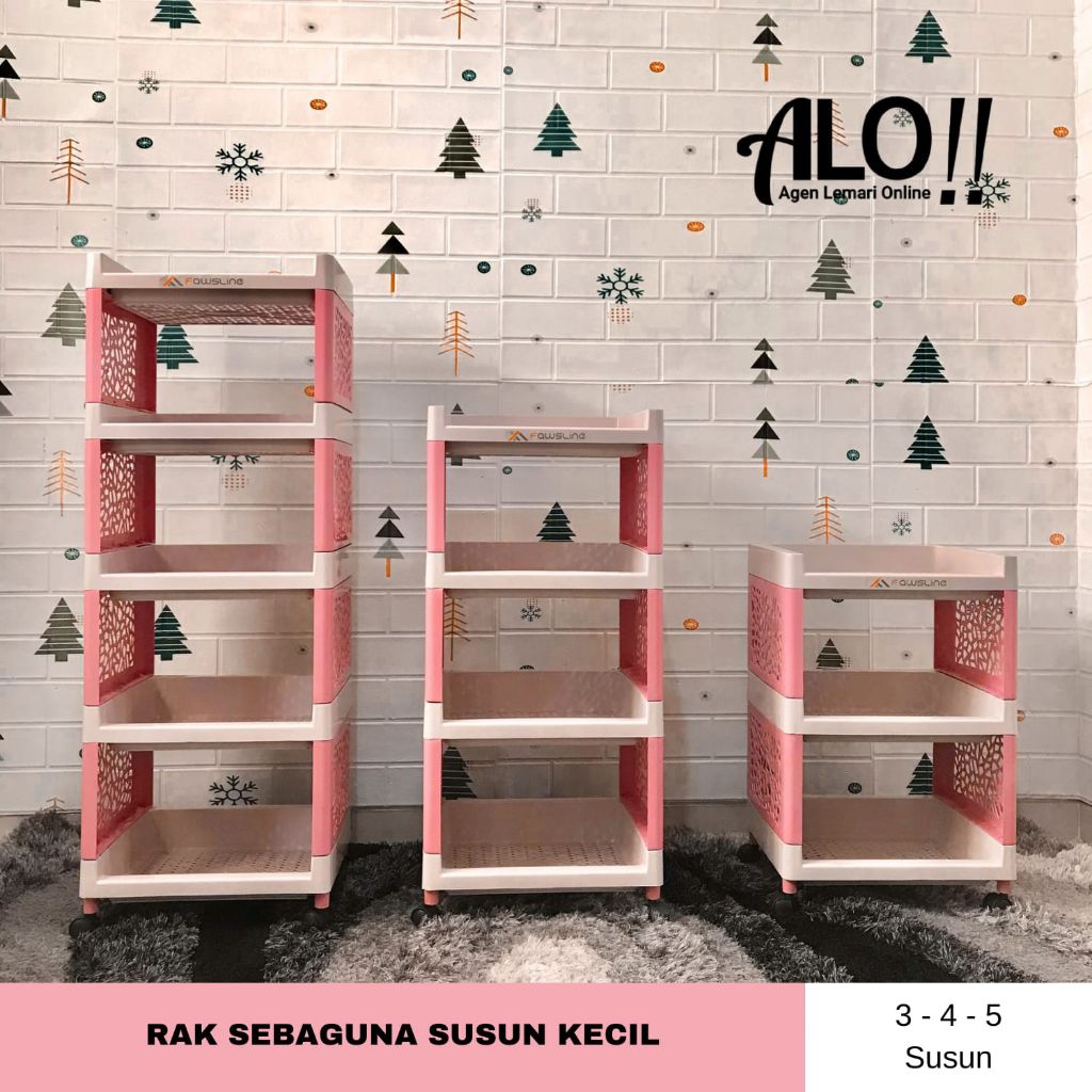 Rak 4 Susun Serbaguna kecil FawsLine