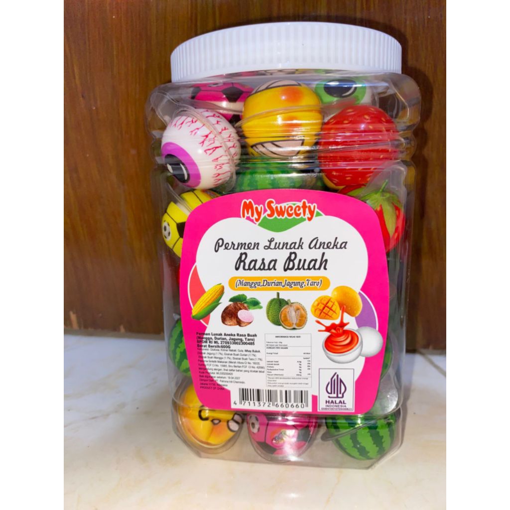 

Permen lunak bola My sweety isi 50 pcs