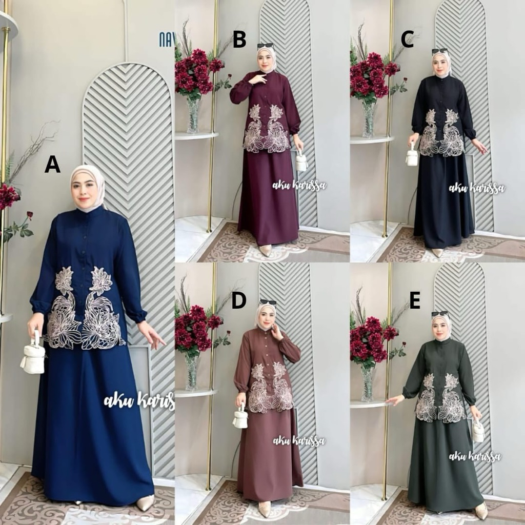 nazmiya set rok by aku karissa