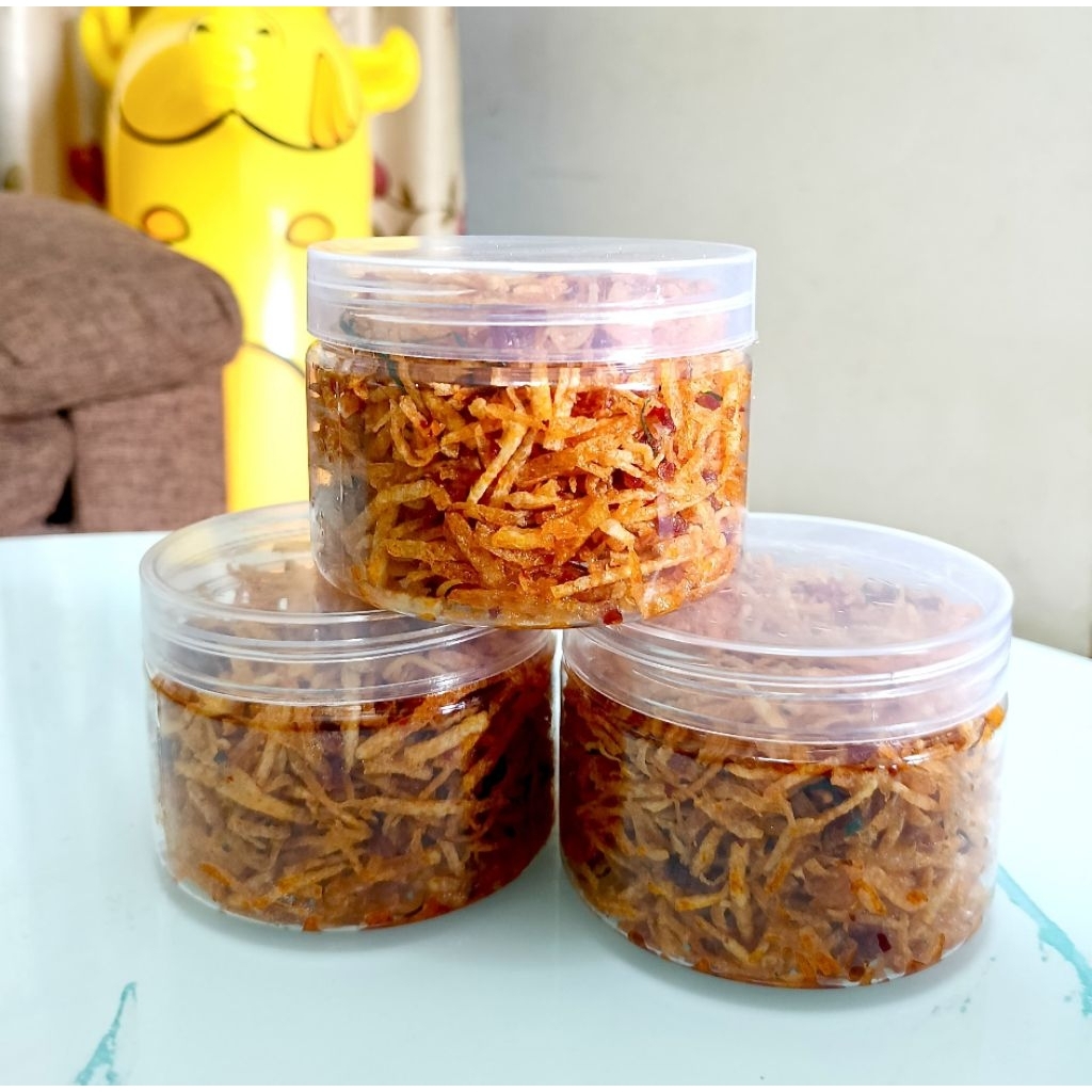 

TERMURAH KENTANG MUSTOFA +TERI KERING 300 gr PEDAS ASIN