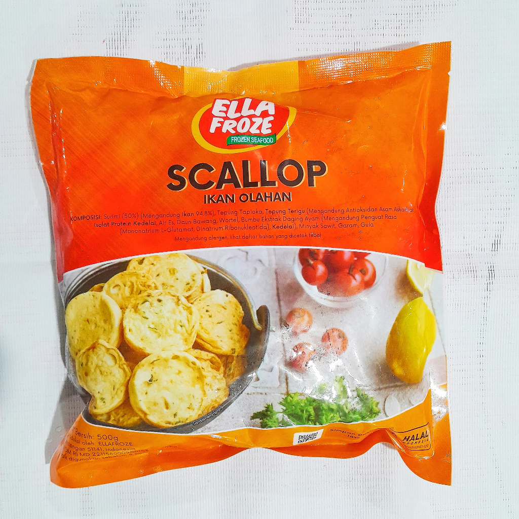 

Ellafroze Scallop 500gr