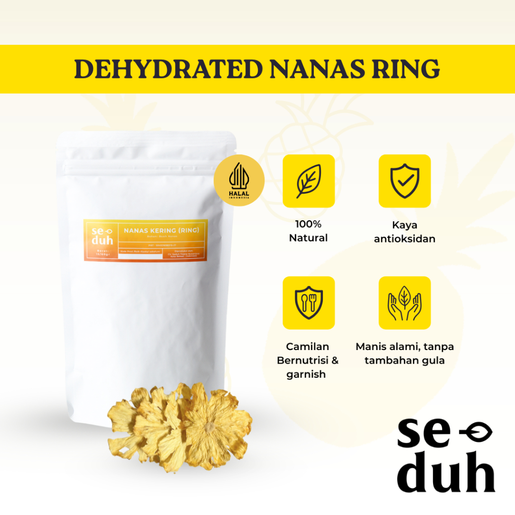 

Seduh Dehydrated Pineapple / Buah Nanas Kering / Dehydrated Fruit