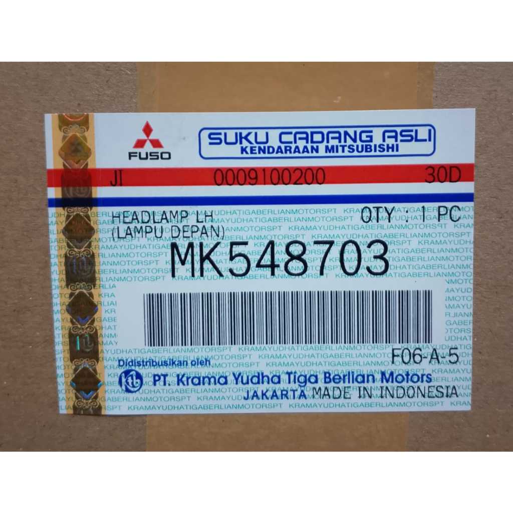LAMPU BESAR KIRI MITSUBISHI  CANTER / MK548703