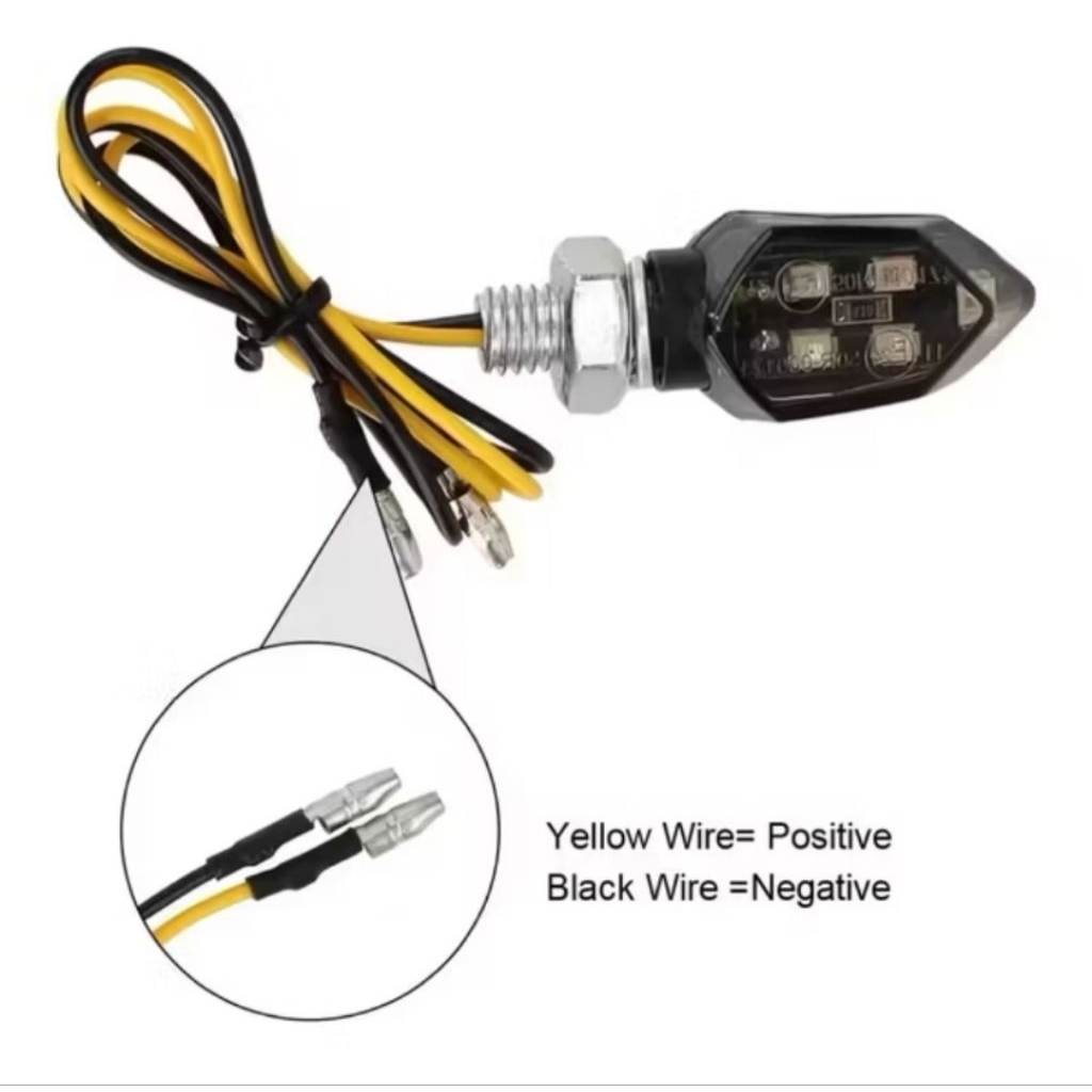 Turn Signal / Lampu Sein MINI (isi 2pcs/Sepasang) Variasi Model Sen LED Cb150r/ vario150 Kecil unive