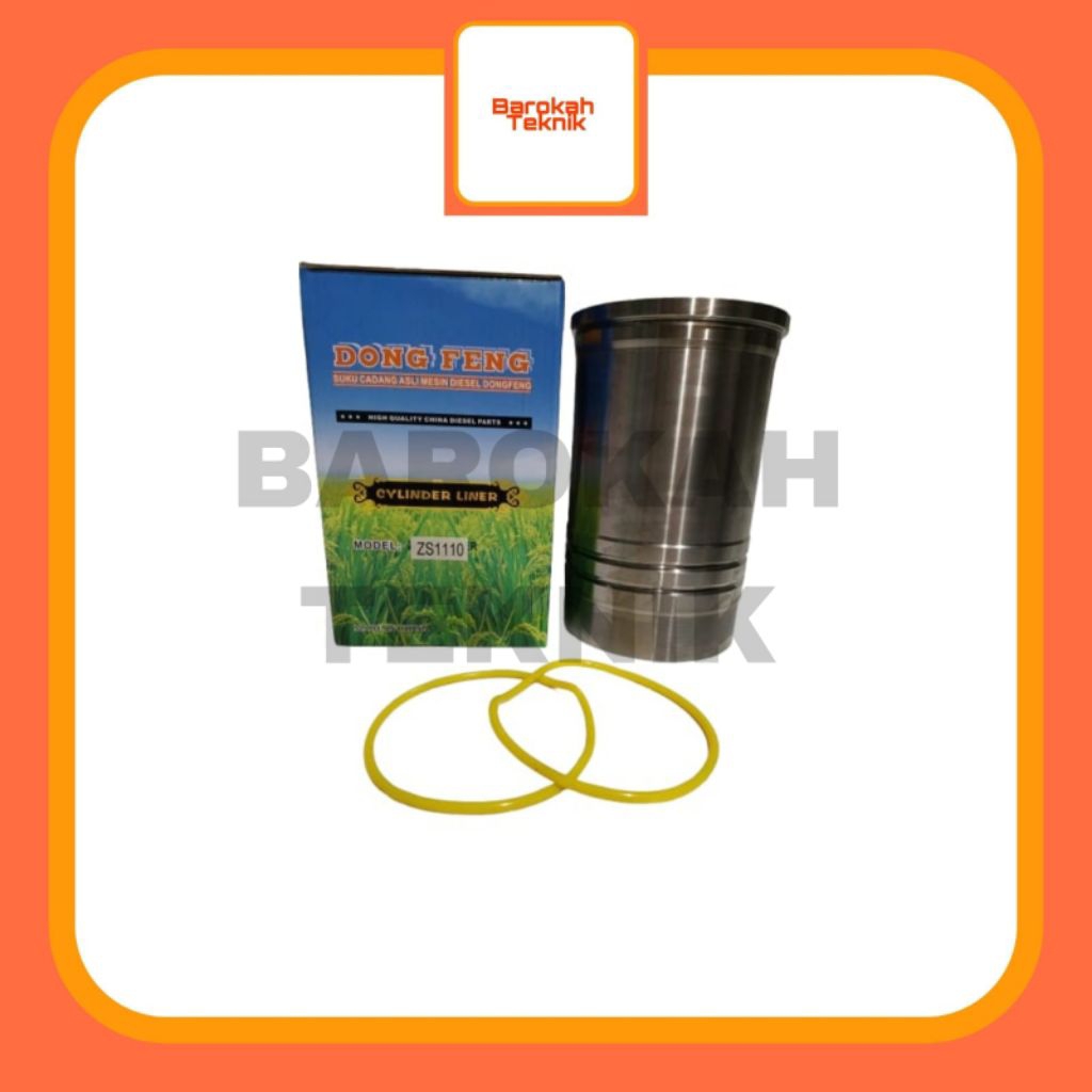 Sparepart Diesel Dongfeng Cylinder Liner With Oring / Buring S 1110 Dongfeng