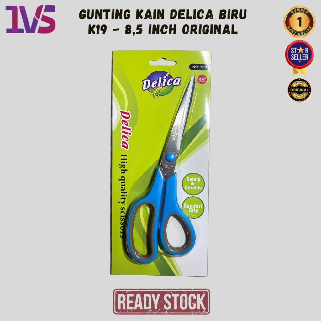 

Gunting Kain Delica Biru K19/8,5 Inch Original Product