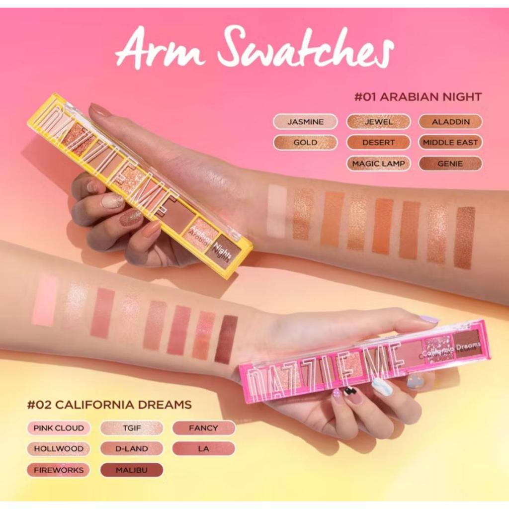 DAZZLE ME THE WORLD TRAVELLER EYESHADOW PALETTE / Dazzle Me Eyeshadow