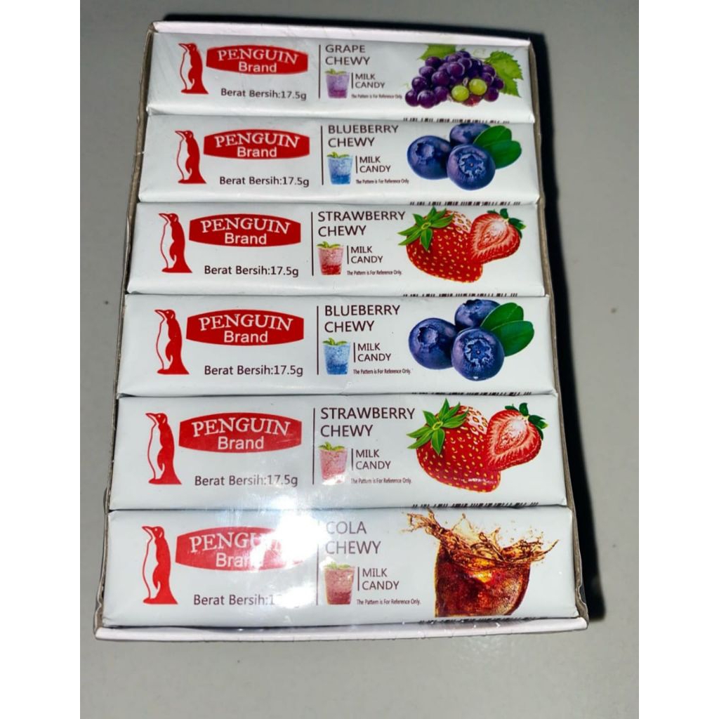 

penguin -permen Chewy fruit isi 30 pcs