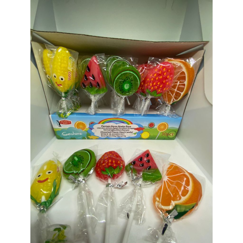 

loli pop buah mix isi 30 pcs