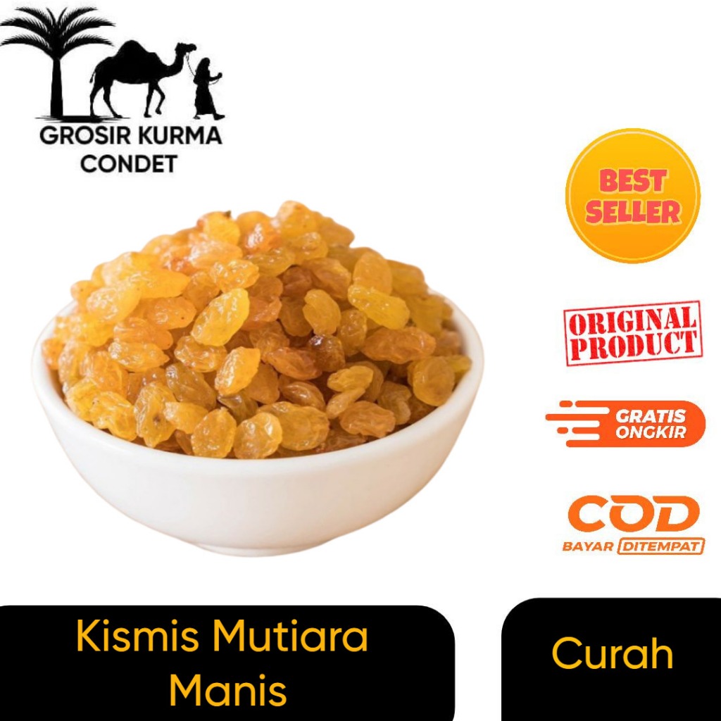 

Kismis Simin Golden Raisin manis Kuning kis mis Oleh-oleh Haji&Umroh Kismis Murah