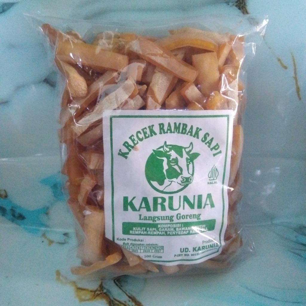 

Omah Kerupuk - Krecek Rambak Sapi Renyah 500g