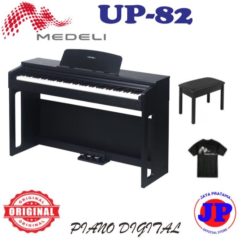 Piano Medeli UP82 Digital Compact Piano, 88 Keys Graded Hammer Action Medeli UP-82 Piano Digital