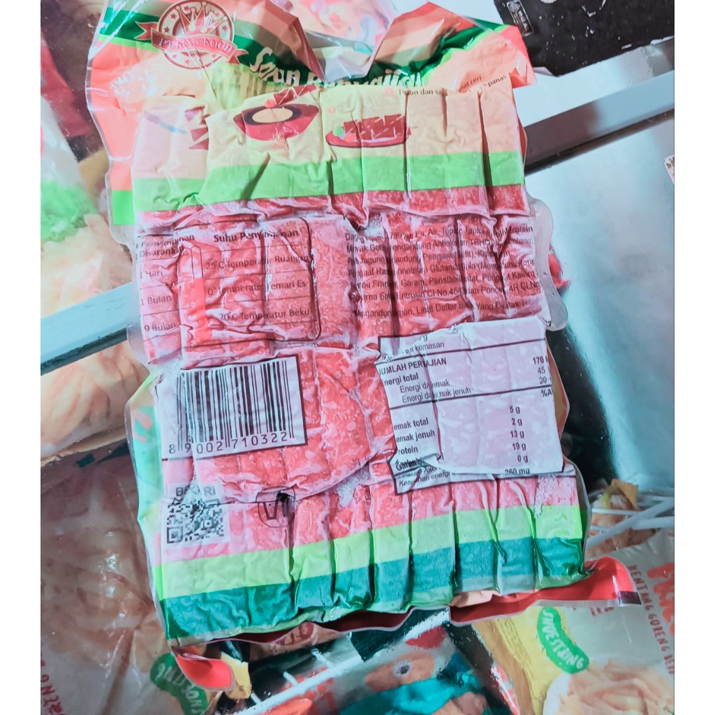 

King Food Kornet Ayam Dan Sapi 1000grm Zabir Frozen Food