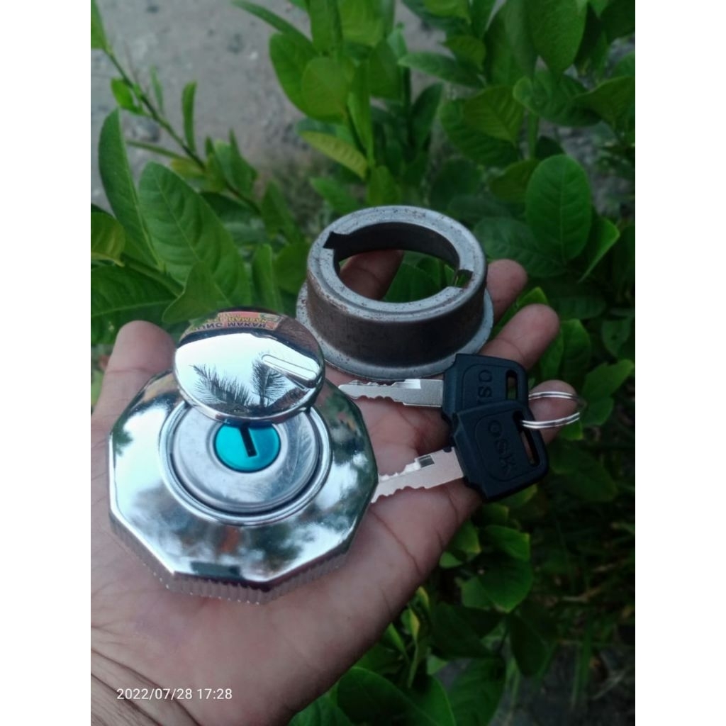 BIBIR TANGKI HONDA CB WIN100 ASTRA GL100 CUSTOM SET TUTUP TANGKI