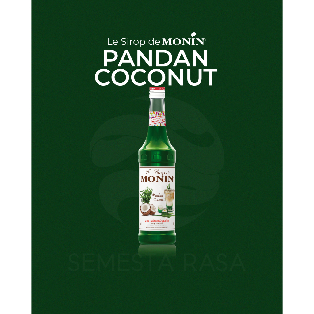 

Monin Syrup Pandan Coconut 700 mL | Sirup Pandan Kelapa