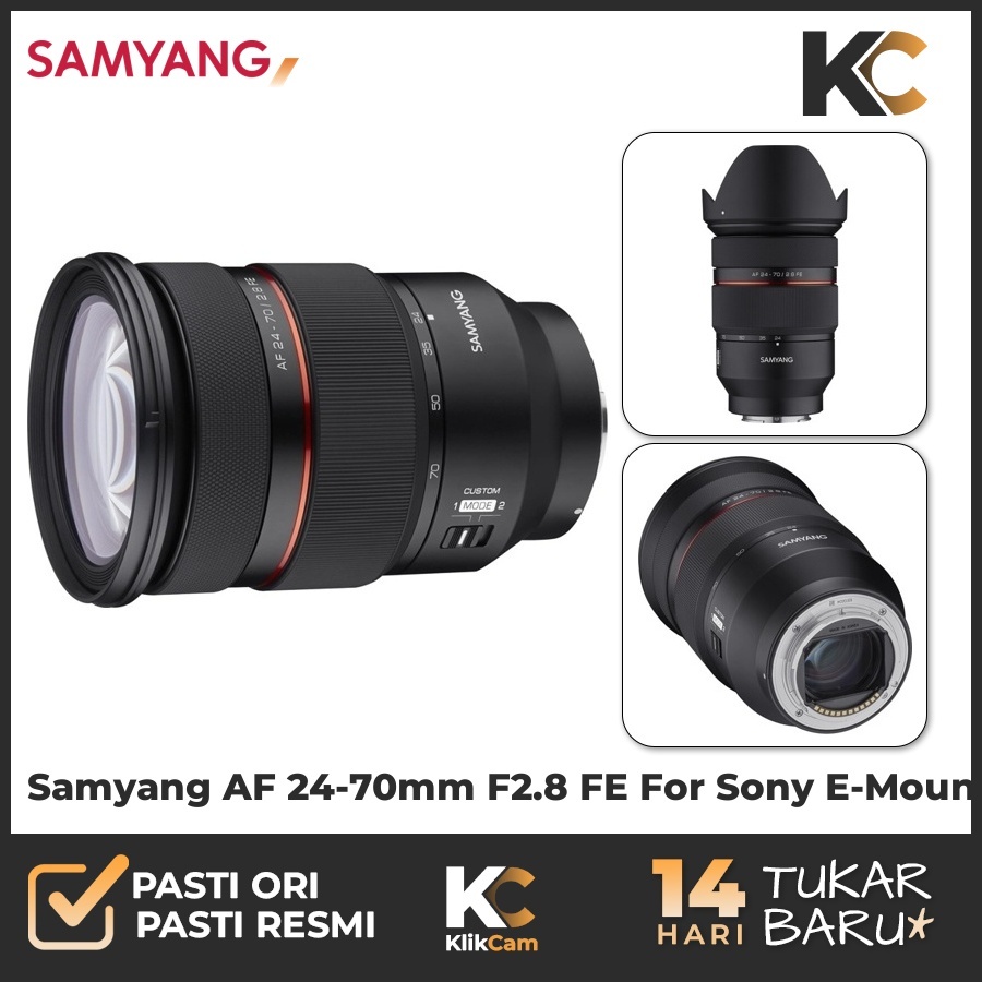 Samyang AF 24-70mm f2.8 FE Sony Fullframe Samyang AF 24-70 f/2.8 Garansi Resmi