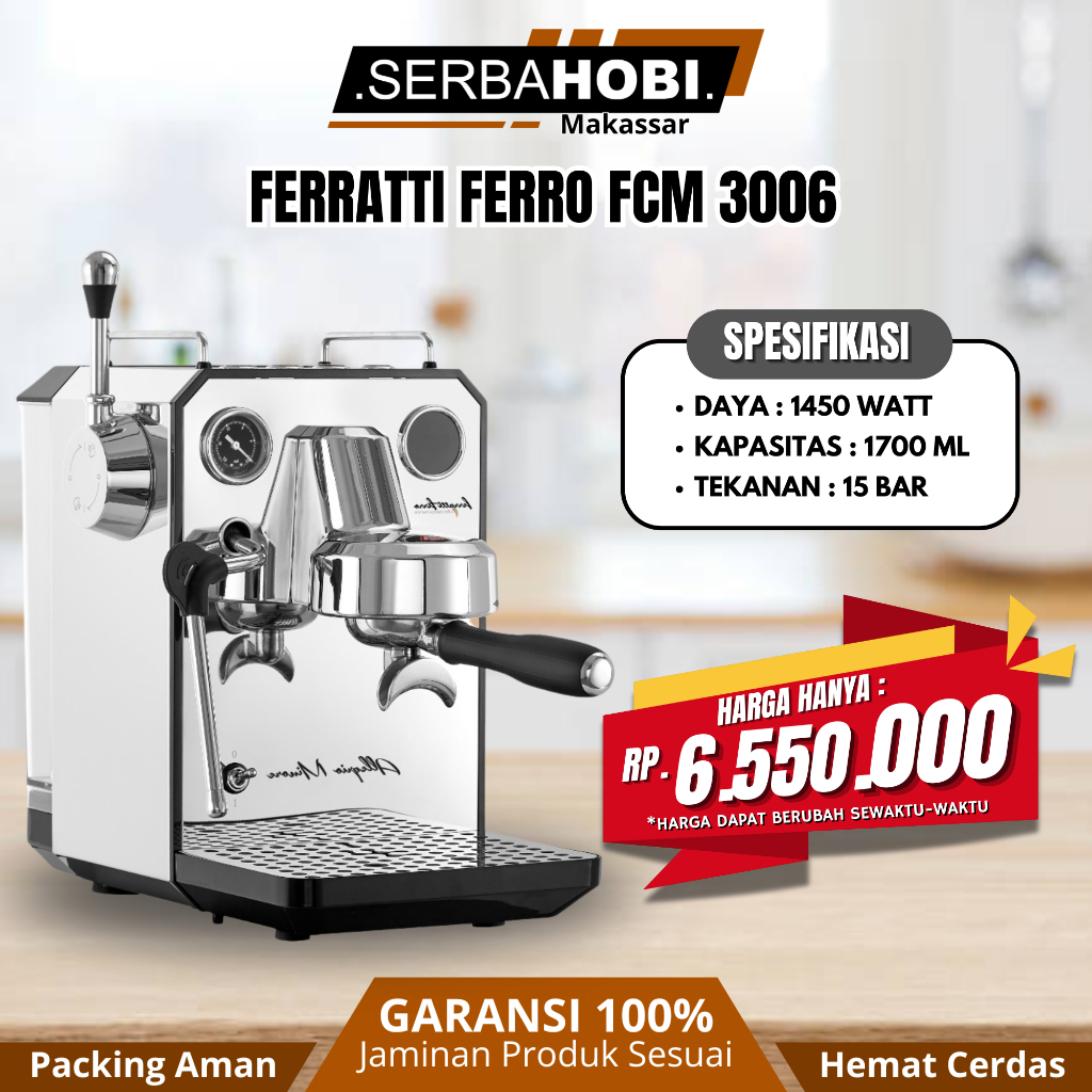 Mesin Kopi FERRATTI FERRO ALLEGRIO MINORE FCM-3006 Coffee Maker