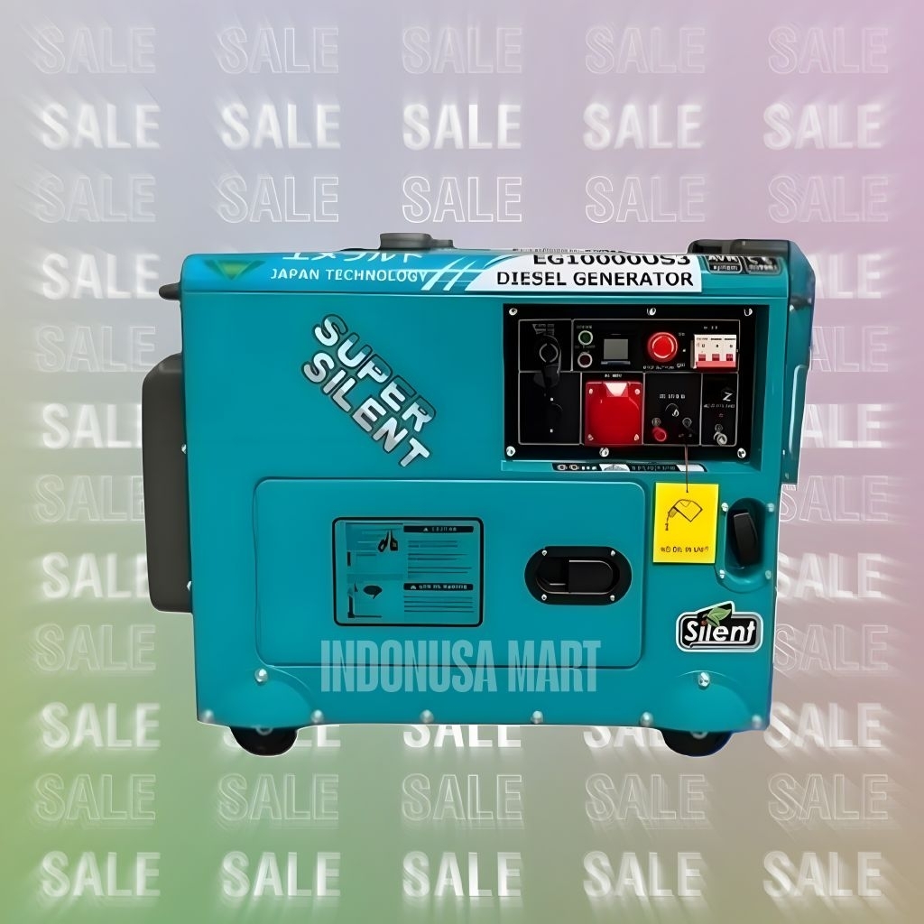 Genset 5000 Watt Silent Emerald 7 Kva Genset 5000 watt Solar Diesel Portable
