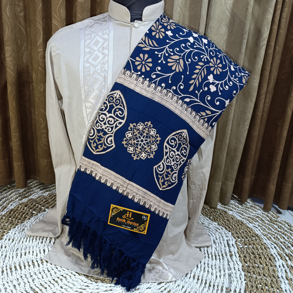 SORBAN BATIK MOTIF KASHMIRI SORBAN PUTIH SORBAN PANJANG SORBAN HITAM SORBAN POLOS SORBAN YAMAN