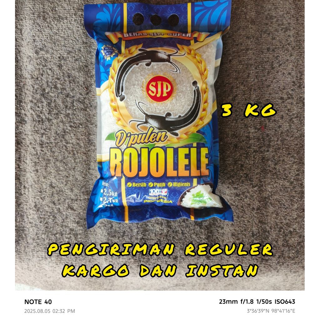 

ROJOLELE 3KG ~ BERAS PUTIH SLYP