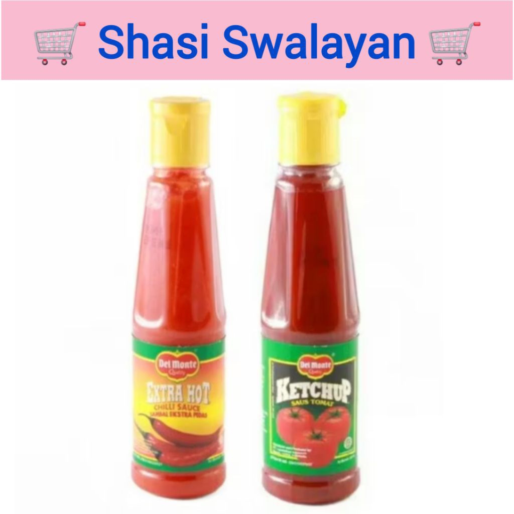 

DEL MONTE Botol 135ml / 265ml - Saus Tomat/ Extra Hot Delmonte