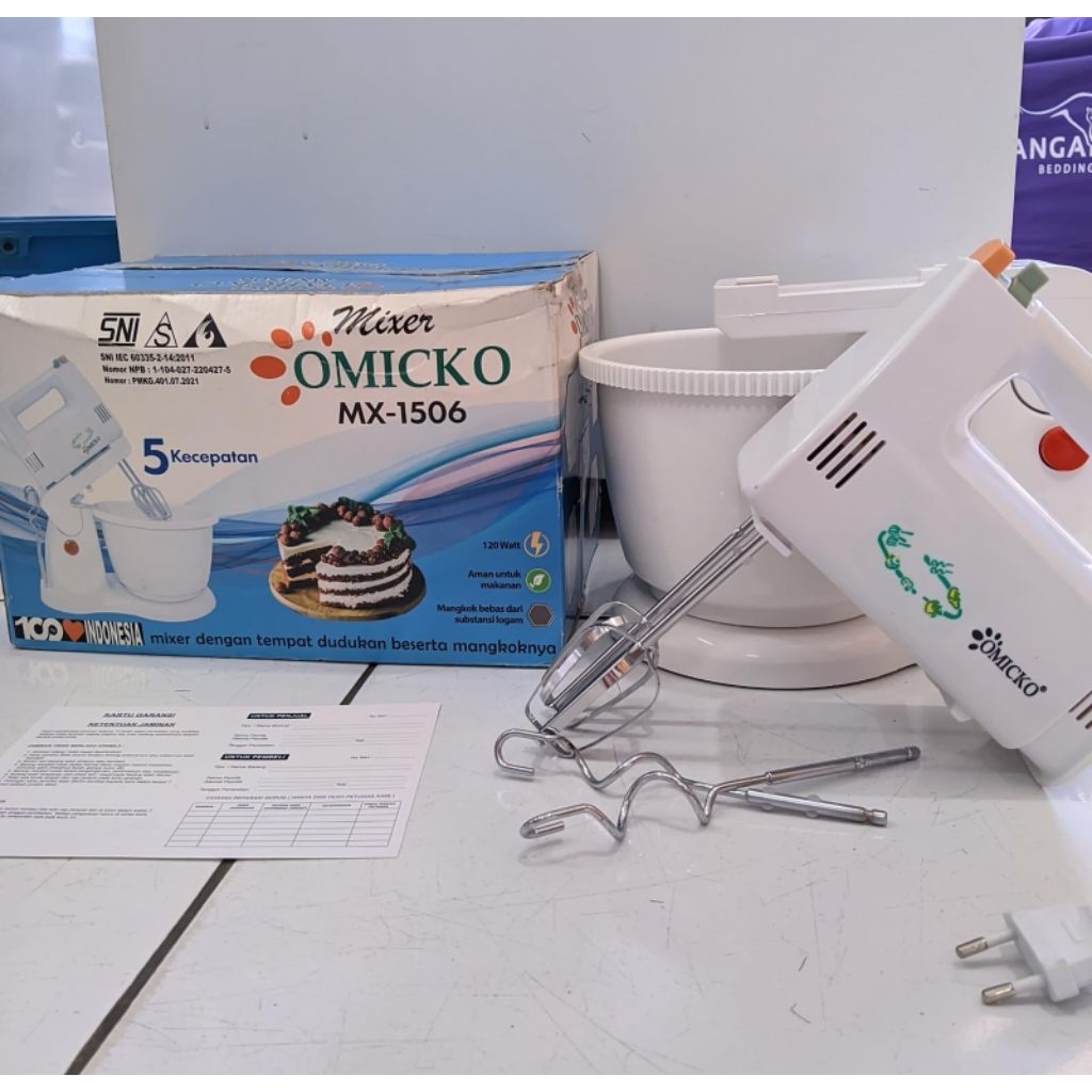 MIXER OMICKO 1506 MIXER MANGKOK STAND MIXER OMICKO
