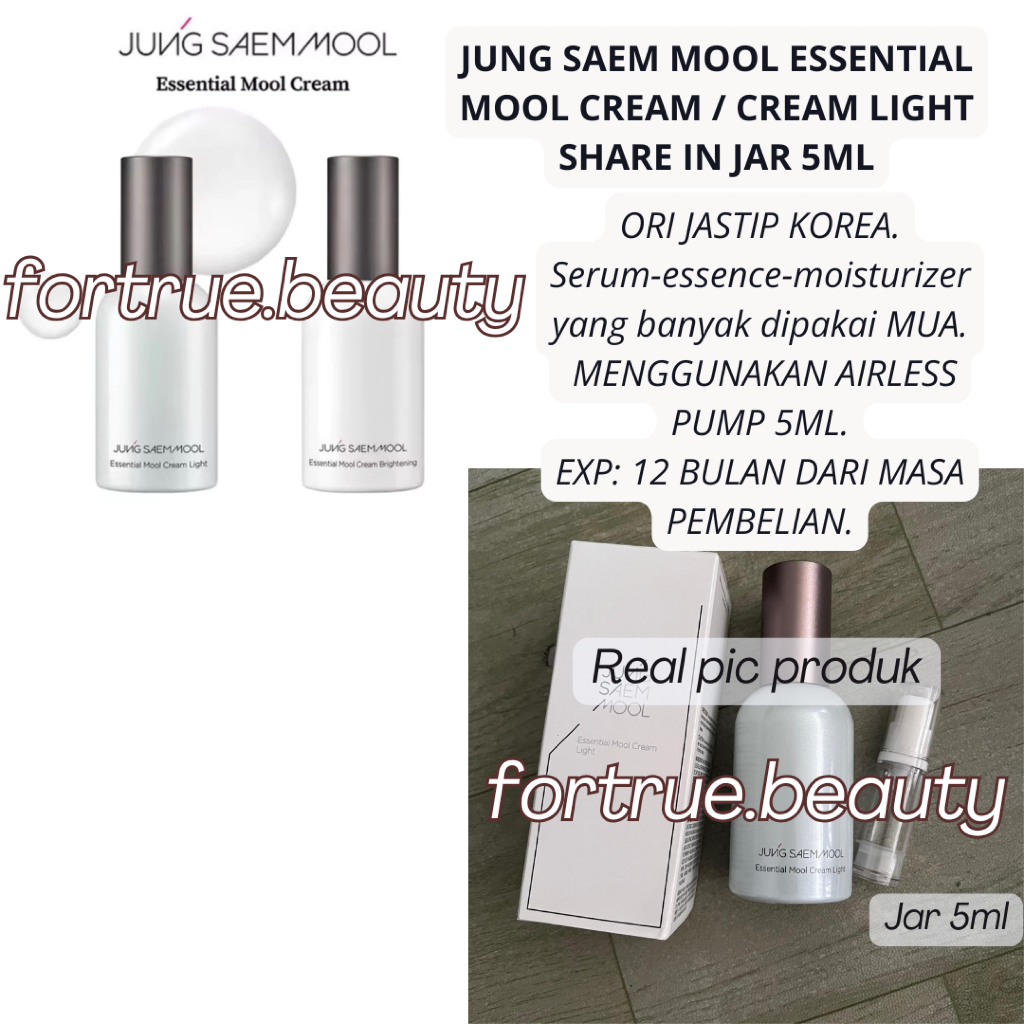 [Share in Jar] Jung saem mool cream / cream light | JSM essential cream / cream light Share in Jar 5