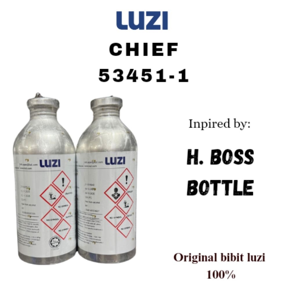 BIBIT CHIEF LUZI | INSPIRED BY H BOSS BOTTLE | BIBIT LUZI 100ML REPACK